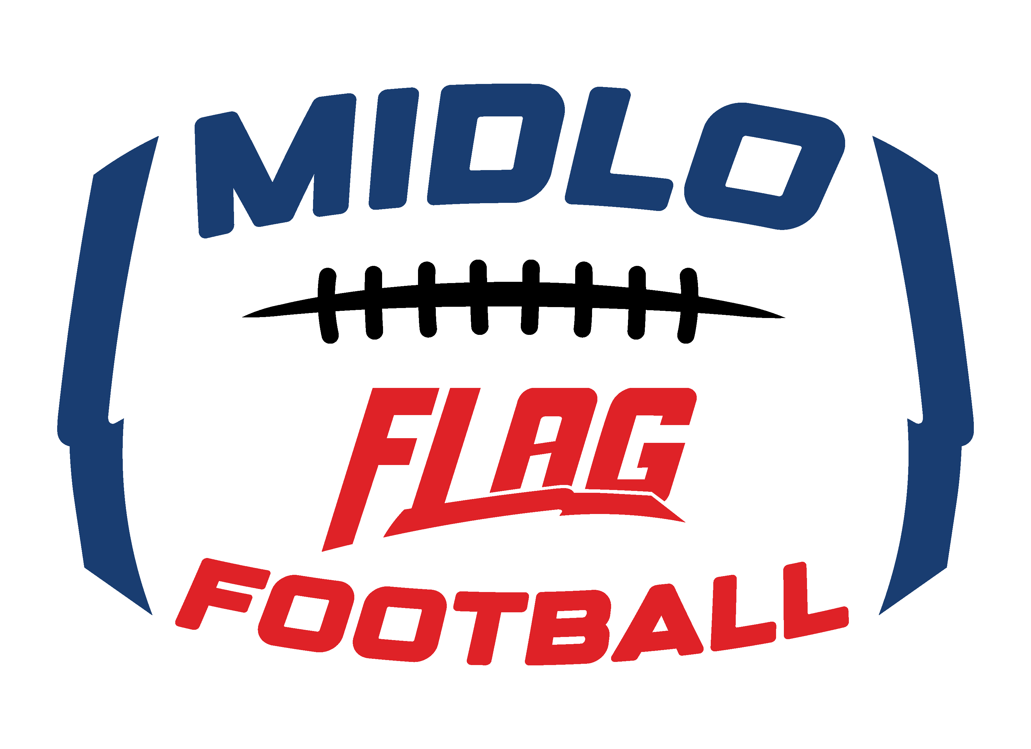 midlo flag football logo midlo flag football logo